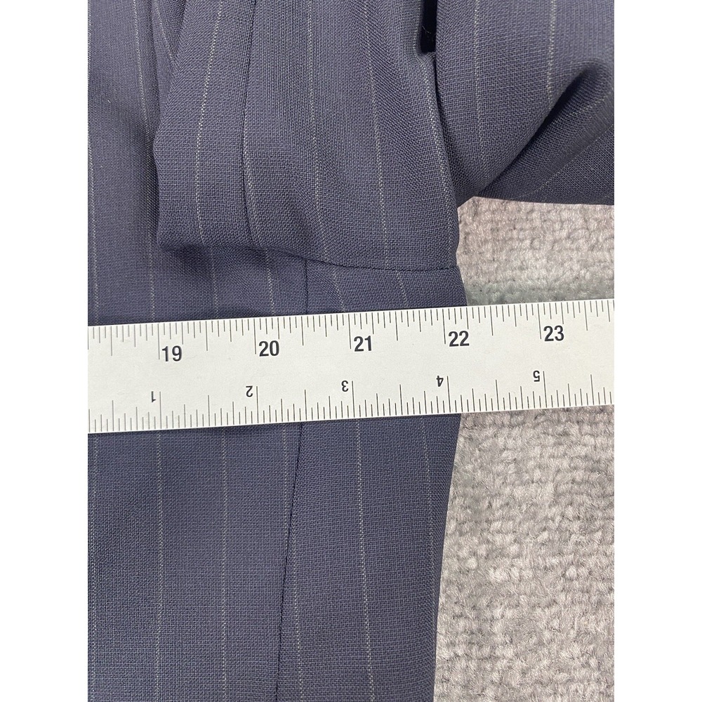 Brooks Brothers Suit Jacket 41 R Navy Wool Striped 346 Stretch Luxury Designer - Picture 4 of 16